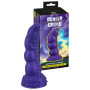 Dildo monster demone in silicone con ventosa con rilievi stimolatore vaginale anale
