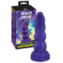 Dildo monster demone in silicone con ventosa con rilievi stimolatore vaginale anale