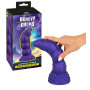 Dildo monster demone in silicone con ventosa con rilievi stimolatore vaginale anale