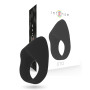 Anello vibrante per pene ricaricabile usb nero stimolatore clitoride miglior erezione