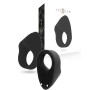 Anello vibrante per pene ricaricabile usb nero stimolatore clitoride miglior erezione