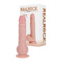Dildo realistico fallo con testicoli vibrante ricaricabile con ventosa stimolatore vaginale sextoys per lei