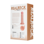 Vibratore vaginale realistico Curved stimolatore vaginale dildo ricaricabile con ventosa