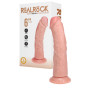 Vibratore vaginale realistico Curved stimolatore vaginale dildo ricaricabile con ventosa