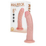 Vibratore vaginale realistico Curved stimolatore vaginale dildo ricaricabile con ventosa