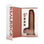 Vibratore realistico dildo vibrante con testicoli ricaricabile stimolatore vaginale