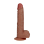 Vibratore realistico dildo vibrante con testicoli ricaricabile stimolatore vaginale