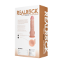 Dildo vibrante realistico con ventosa fallo con testicoli stimolatore vaginale ricaricabile