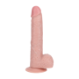 Dildo vibrante realistico con ventosa fallo con testicoli stimolatore vaginale ricaricabile
