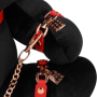 Peluche rabbit bondage Velvet Black peluche bdsm regalo erotico divertente