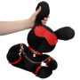 Peluche rabbit bondage Velvet Black peluche bdsm regalo erotico divertente