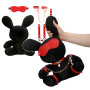 Peluche rabbit bondage Velvet Black peluche bdsm regalo erotico divertente