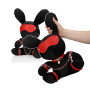 Peluche rabbit bondage Velvet Black peluche bdsm regalo erotico divertente