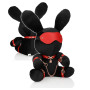 Peluche rabbit bondage Velvet Black peluche bdsm regalo erotico divertente