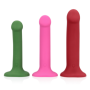 Vibratore in silicone fallo vibrante Large in silicone ricaricabile stimolatore vaginale