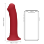 Vibratore in silicone fallo vibrante Large in silicone ricaricabile stimolatore vaginale