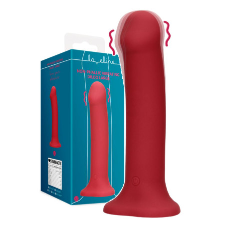 Vibratore in silicone fallo vibrante Large in silicone ricaricabile stimolatore vaginale