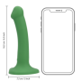 Dildo vibrante in silicone vibratore small stimolatore vaginale ricaricabile con ventosa