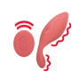 Vibratore per slip portatile in silicone con telecomando stimolatore clitoride ricaricabile