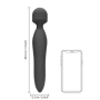 Vibratore powerful wand massaggiatore vaginale stimolatore clitoride ricaricabile in silicone