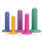 Set falli stimolatori vaginali in silicone con ventosa sextoys per lei