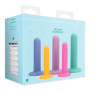 Set falli stimolatori vaginali in silicone con ventosa sextoys per lei