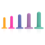 Set falli stimolatori vaginali in silicone con ventosa sextoys per lei