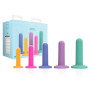 Set falli stimolatori vaginali in silicone con ventosa sextoys per lei