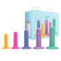Set falli stimolatori vaginali in silicone con ventosa sextoys per lei