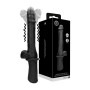 Macchina del sesso piccola dildo vibrante con testicoli in silicone ricaricabile sextoys per lei