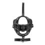 Costrittivo bondage museruola con morso gag ball rimovibile fetish regolabile giochi di ruolo