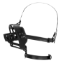 Costrittivo bondage museruola con morso gag ball rimovibile fetish regolabile giochi di ruolo