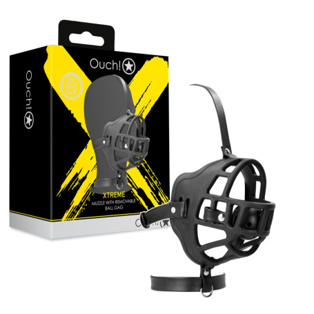 Costrittivo bondage museruola con morso gag ball rimovibile fetish regolabile giochi di ruolo