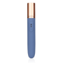Vibratore da viaggio con scomparto lubrificante stimolatore vaginale clitoride ricaricabile in silicone