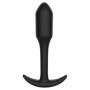 Plug anale dildo liscio nero dilatatore anale in silicone size large