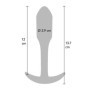 Anal plug liscio size Extra Large butt plug in silicone massaggiatore anale