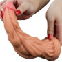 Dildo Monster Nature in silicone morbido con ventosa stimolatore vaginale