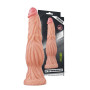 Dildo Monster Nature in silicone morbido con ventosa stimolatore vaginale