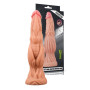 Dildo Monster Nature in silicone morbido con ventosa stimolatore vaginale