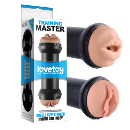 Masturbatore per pene realistico vagina e bocca finta realistica sextoys per lui