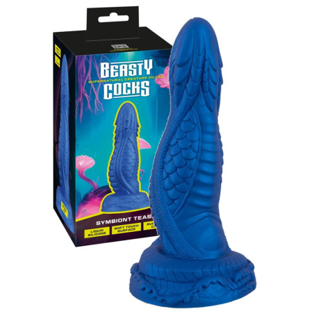 Fallo monster in silicone ultra morbido con ventosa Symbiont Tease dilatatore vaginale anale extra soft