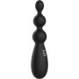 Dildo vibrante anale in silicone 3 sfere liscie vibranti ricaricabile