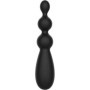 Dildo vibrante anale in silicone 3 sfere liscie vibranti ricaricabile