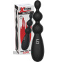 Dildo vibrante anale in silicone 3 sfere liscie vibranti ricaricabile