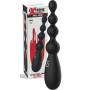 Dildo vibrante con sfere anali liscie in silicone ricaricabile stimolatore anale vibrante