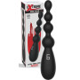 Dildo vibrante con sfere anali liscie in silicone ricaricabile stimolatore anale vibrante