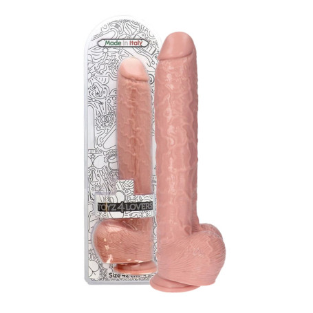 Dildo maxi con testicoli fallo realistico big con ventosa anale vaginale