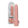 Dildo maxi con testicoli fallo realistico big con ventosa anale vaginale