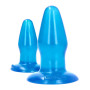 Plug anale jelly piccolo dilatatore morbido con ventosa butt plug anale