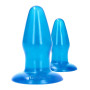 Plug anale jelly piccolo dilatatore morbido con ventosa butt plug anale